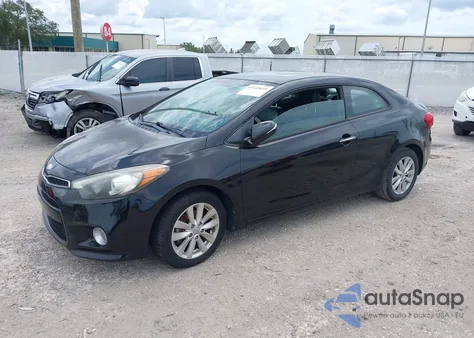 2014 Kia Forte Koup Ex from USA, damaged, VIN KNAFX6A85E5225406
